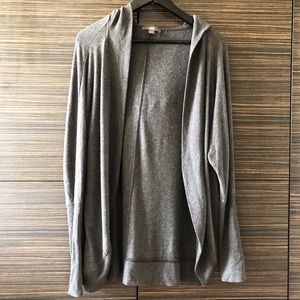 ALO Yoga hooded grey cardigan Small